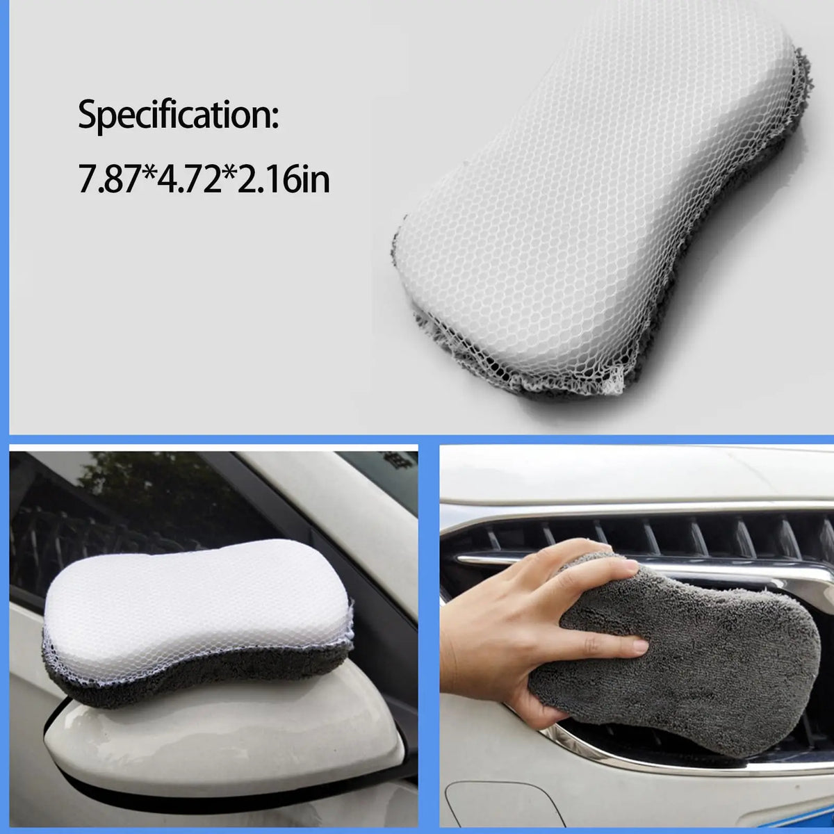 9PCS Car Cleaning Tool Kit, Complete Wash & Detailing Set with Brush, Mitt, Sponge & Towels