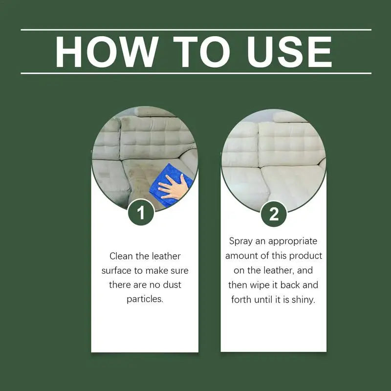 Leather Car Seat Cleaner Cleans Conditions And Restores Leather Leather Deep Cleaner 100ml Conditioner For Furniture Restore &